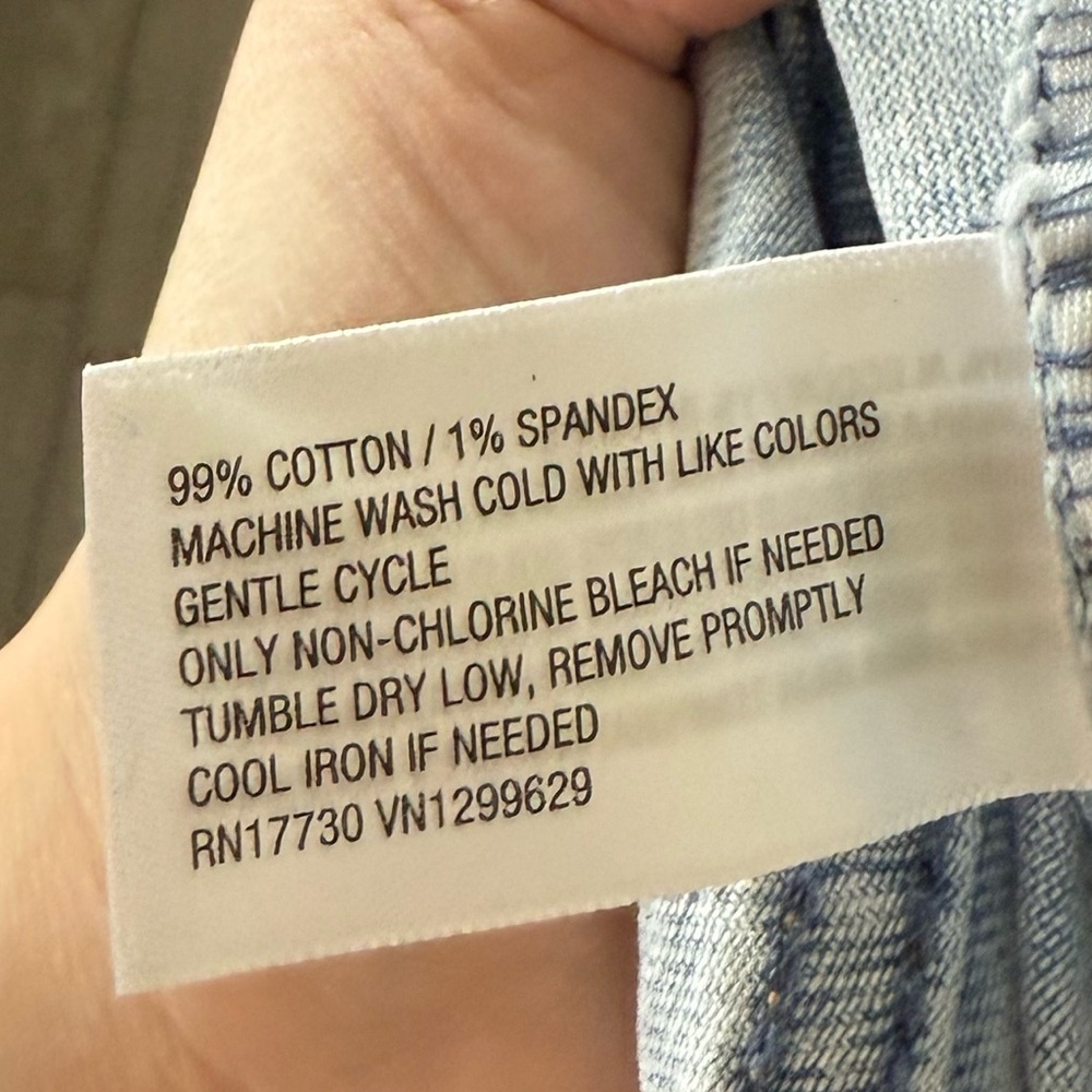 Ava & Viv|Midi A-line denim skirt,light wash,NWT•••Plus size Light Blue Skirt - Picture 11 of 15